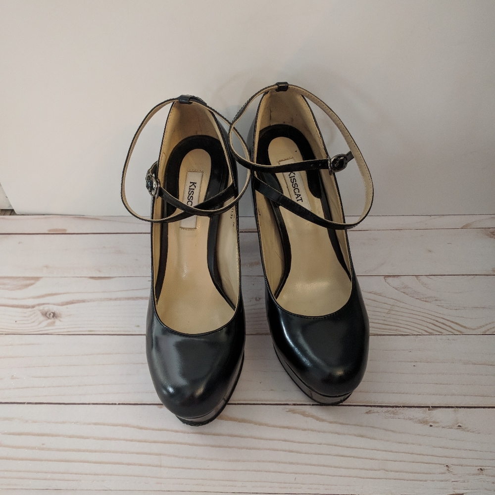 🍀🍀🍀Kisscat shoes heels black👠👠👠